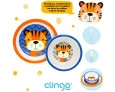 PRATO E TIGELA CLINGO TIGRE