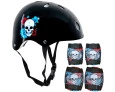 Kit Capacete com acessórios Caveira Black DM Radical