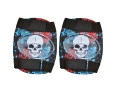 Kit Capacete com acessórios Caveira Black DM Radical