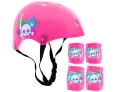 Kit Capacete com acessórios Caveira Pink
