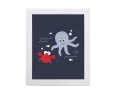 Kit com 3 Quadros Hug Tesouros do Mar