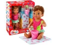 BONECA LITTLE MOMMY BRINCANDO NA ÁGUA
