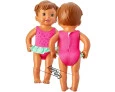 BONECA LITTLE MOMMY BRINCANDO NA ÁGUA