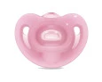 Kit com 2 Chupetas NUK Sensitive Soft 100% Silicone Girl S1 0-6M