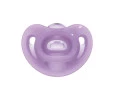 Kit com 2 Chupetas NUK Sensitive Soft 100% Silicone Girl S1 0-6M