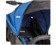 8004PA - Carrinho de Bebê Trio Lenox Whoop Preto e Azul